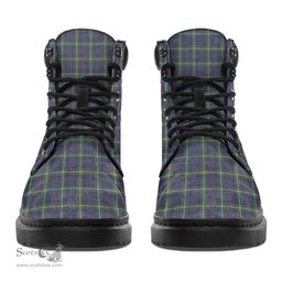 ScotsTee Shop Scottish Campbell Argyll Modern Clan Crest Tartan All Season Boots