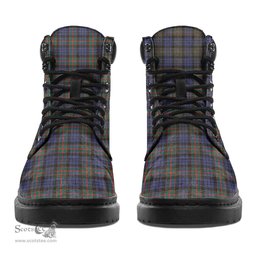 ScotsTee Shop Scottish Fletcher of Dunans Clan Crest Tartan All Season Boots