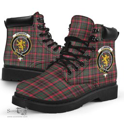ScotsTee Shop Scottish Cumming Hunting Modern Clan Crest Tartan All Season Boots
