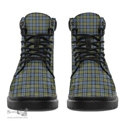 ScotsTee Shop Scottish Campbell Faded Clan Crest Tartan All Season Boots