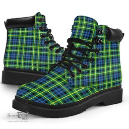 ScotsTee Shop Scottish Campbell of Breadalbane Ancient Clan Tartan All Season Boots
