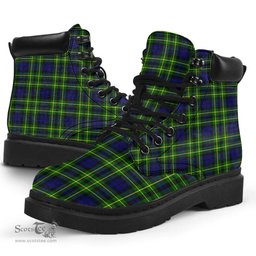 ScotsTee Shop Scottish Campbell of Breadalbane Modern Clan Tartan All Season Boots