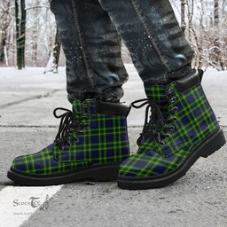 ScotsTee Shop Scottish Campbell of Breadalbane Modern Clan Tartan All Season Boots
