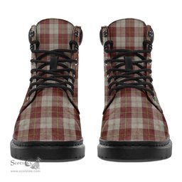 ScotsTee Shop Scottish Cunningham Burgundy Dancers Clan Crest Tartan All Season Boots