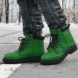 ScotsTee Shop Scottish Don Tribe of Mar Clan Tartan All Season Boots