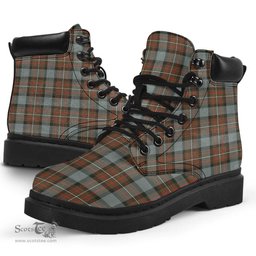 ScotsTee Shop Scottish Fergusson Weathered Clan Tartan All Season Boots
