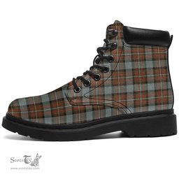 ScotsTee Shop Scottish Fergusson Weathered Clan Tartan All Season Boots