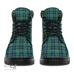ScotsTee Shop Scottish Graham of Menteith Ancient Clan Crest Tartan All Season Boots