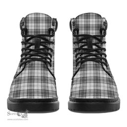 ScotsTee Shop Scottish Douglas Grey Modern Clan Tartan All Season Boots