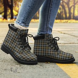 ScotsTee Shop Scottish Campbell Argyll Weathered Clan Tartan All Season Boots