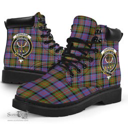ScotsTee Shop Scottish Carnegie Ancient Clan Crest Tartan All Season Boots