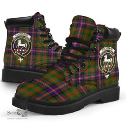 ScotsTee Shop Scottish Cochrane Modern Clan Crest Tartan All Season Boots