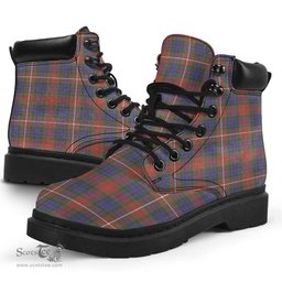 ScotsTee Shop Scottish Fraser Hunting Modern Clan Tartan All Season Boots