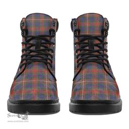 ScotsTee Shop Scottish Fraser Hunting Modern Clan Tartan All Season Boots