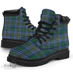ScotsTee Shop Scottish Cockburn Ancient Clan Tartan All Season Boots