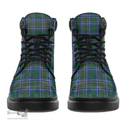 ScotsTee Shop Scottish Cockburn Ancient Clan Tartan All Season Boots