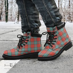 ScotsTee Shop Scottish Dunbar Ancient Clan Tartan All Season Boots