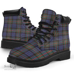 ScotsTee Shop Scottish Fletcher of Dunans Clan Tartan All Season Boots