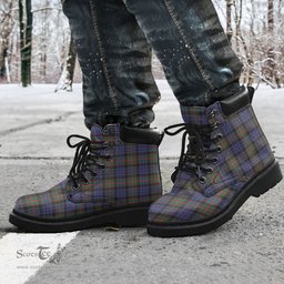 ScotsTee Shop Scottish Fletcher of Dunans Clan Tartan All Season Boots