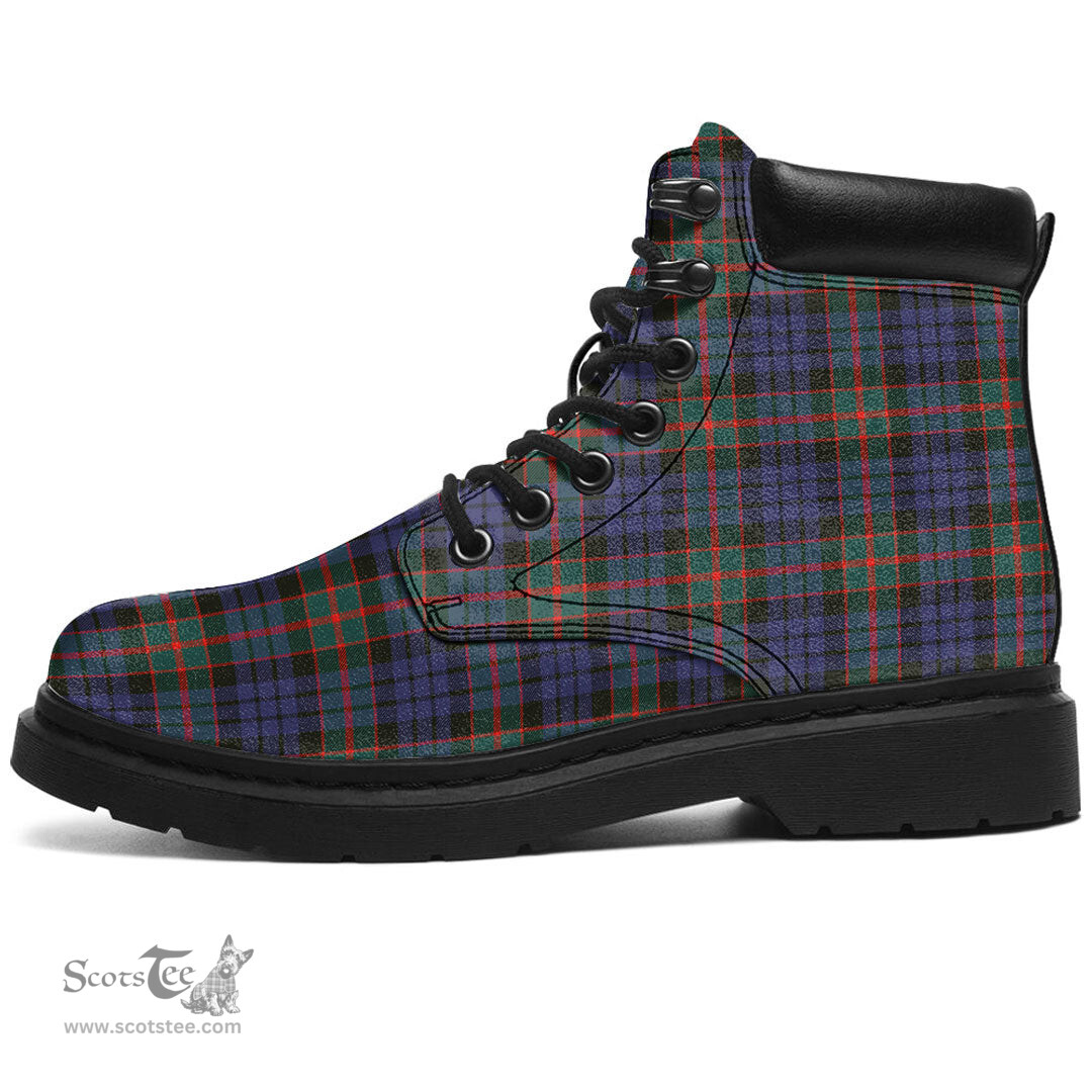 ScotsTee Shop Scottish Fletcher of Dunans Clan Tartan All Season Boots