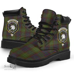 ScotsTee Shop Scottish Cunningham Hunting Modern Clan Crest Tartan All Season Boots