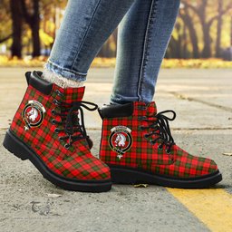 ScotsTee Shop Scottish Dunbar Modern Clan Crest Tartan All Season Boots