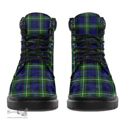 ScotsTee Shop Scottish Forbes Modern Clan Tartan All Season Boots