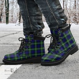 ScotsTee Shop Scottish Forbes Modern Clan Tartan All Season Boots