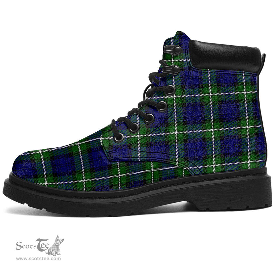 ScotsTee Shop Scottish Forbes Modern Clan Tartan All Season Boots