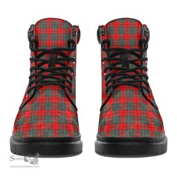 ScotsTee Shop Scottish Cumming Modern Clan Crest Tartan All Season Boots