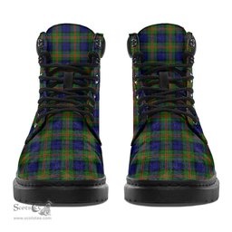 ScotsTee Shop Scottish Dundas Modern 02 Clan Crest Tartan All Season Boots
