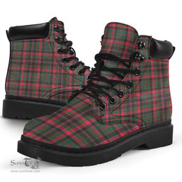 ScotsTee Shop Scottish Cumming Hunting Modern Clan Tartan All Season Boots