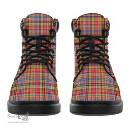 ScotsTee Shop Scottish Drummond of Strathallan Clan Crest Tartan All Season Boots