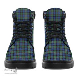 ScotsTee Shop Scottish Fletcher Ancient Clan Crest Tartan All Season Boots