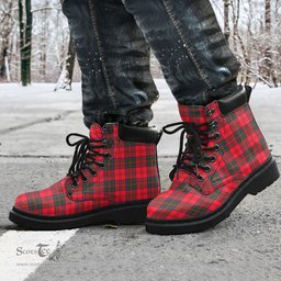 ScotsTee Shop Scottish Drummond Modern Clan Tartan All Season Boots