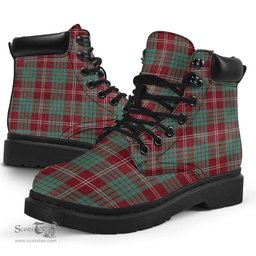 ScotsTee Shop Scottish Crawford Modern Clan Tartan All Season Boots