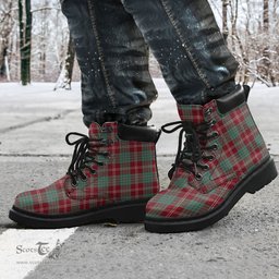 ScotsTee Shop Scottish Crawford Modern Clan Tartan All Season Boots