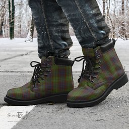 ScotsTee Shop Scottish Cunningham Hunting Modern Clan Tartan All Season Boots