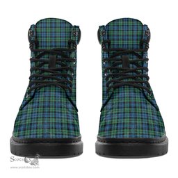 ScotsTee Shop Scottish Campbell Ancient 02 Clan Crest Tartan All Season Boots