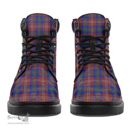 ScotsTee Shop Scottish Chisholm Hunting Modern Clan Crest Tartan All Season Boots