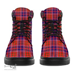 ScotsTee Shop Scottish Cameron of Lochiel Modern Clan Crest Tartan All Season Boots