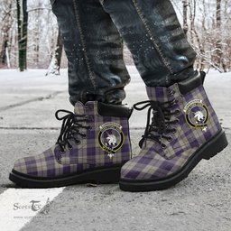 ScotsTee Shop Scottish Cunningham Dress Blue Dancers Clan Crest Tartan All Season Boots