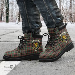 ScotsTee Shop Scottish Cumming Hunting Ancient Clan Crest Tartan All Season Boots