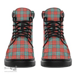ScotsTee Shop Scottish Dunbar Ancient Clan Crest Tartan All Season Boots