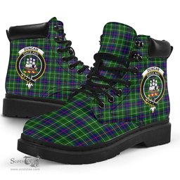 ScotsTee Shop Scottish Duncan Modern Clan Crest Tartan All Season Boots