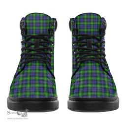 ScotsTee Shop Scottish Gordon Modern Clan Crest Tartan All Season Boots