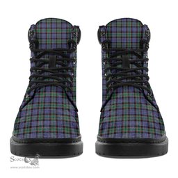 ScotsTee Shop Scottish Fletcher Modern Clan Crest Tartan All Season Boots