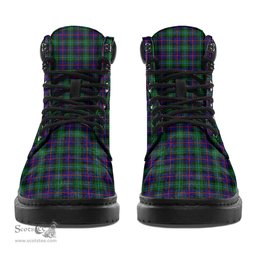 ScotsTee Shop Scottish Campbell of Cawdor Modern Clan Crest Tartan All Season Boots