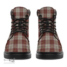 ScotsTee Shop Scottish Cunningham Burgundy Dancers Clan Tartan All Season Boots