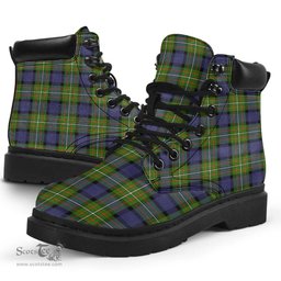ScotsTee Shop Scottish Fergusson Modern Clan Tartan All Season Boots